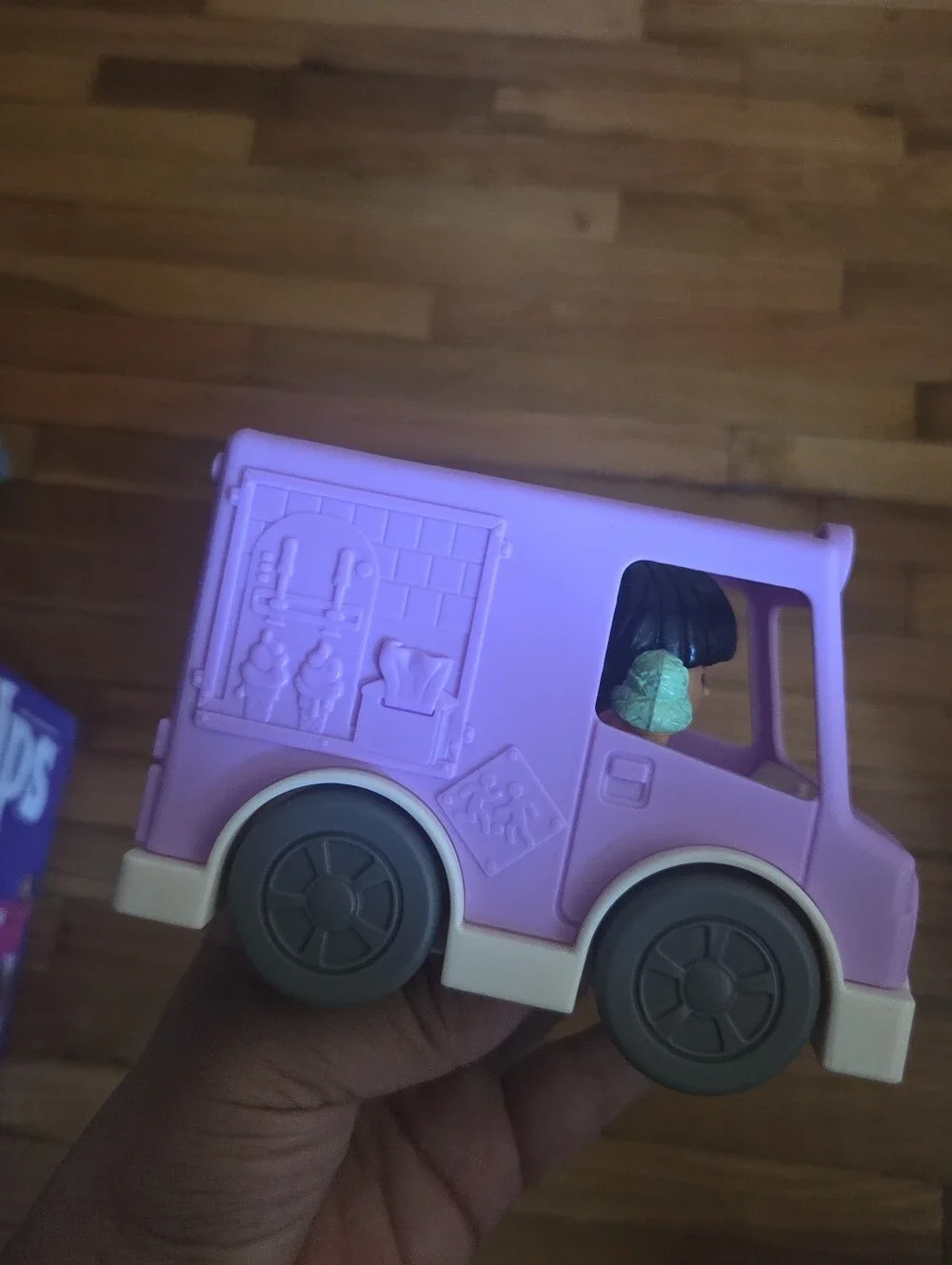 Fisher-Price Lavender Ice Cream Truck Playset with One Little People